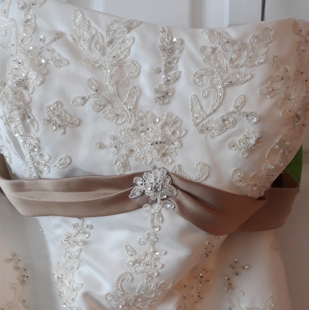 Alfred angelo ivory wedding dress